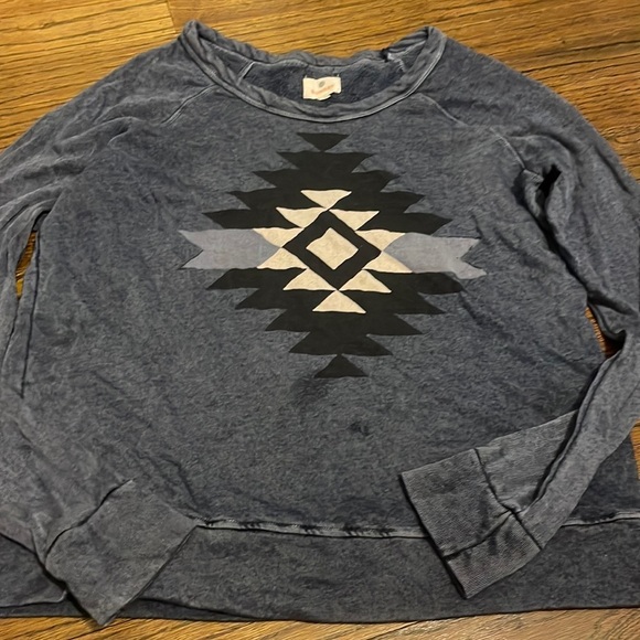 Sundry Aztec print pullover S/0 - Picture 2 of 5